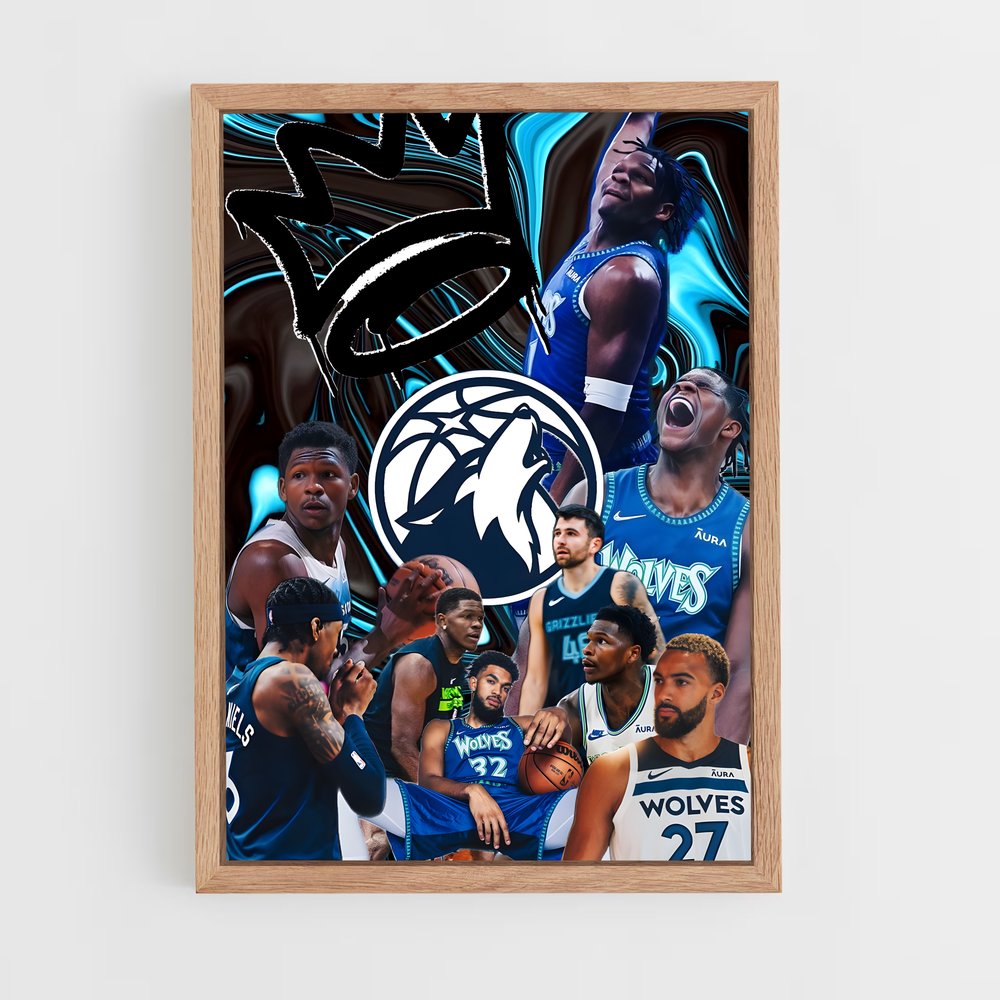 Poster Playoffs en Folie – affiche Basketball (vue 4)
